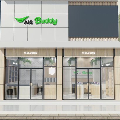 ais buddy & cofee shop design